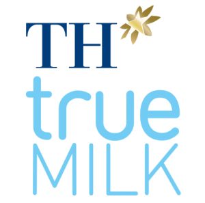 Mẫu logo TH True Milk  vector